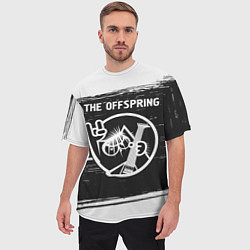 Футболка оверсайз мужская The Offspring КОТ Краска, цвет: 3D-принт — фото 2