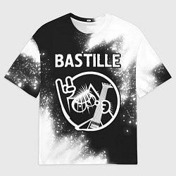 Футболка оверсайз мужская Bastille - КОТ - Краска, цвет: 3D-принт