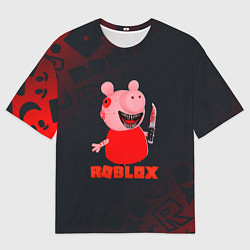 Футболка оверсайз мужская ROBLOX - СВИНКА ПИГГИ, цвет: 3D-принт
