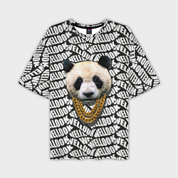 Футболка оверсайз мужская Panda Look, цвет: 3D-принт