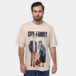 Футболка оверсайз мужская Spy x Family Семья шпиона, цвет: 3D-принт — фото 2
