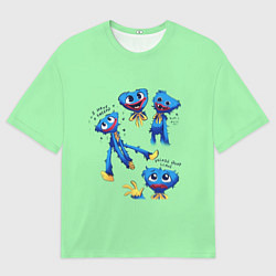 Футболка оверсайз мужская POPPY PLAYTIME HAGGY WAGGY - ПОППИ ПЛЕЙТАЙМ ХАГГИ, цвет: 3D-принт