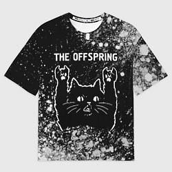 Футболка оверсайз мужская The Offspring Rock Cat, цвет: 3D-принт