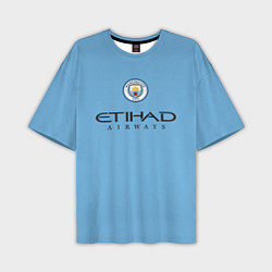 Футболка оверсайз мужская De Bruyne Де Брёйне Manchester City домашняя форма, цвет: 3D-принт