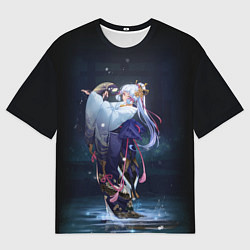 Футболка оверсайз мужская АЯКА-AYAKA ТАНЕЦ, цвет: 3D-принт