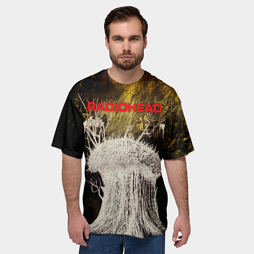 Мужская футболка оверсайз College EP - Radiohead / 3D-принт – фото 3