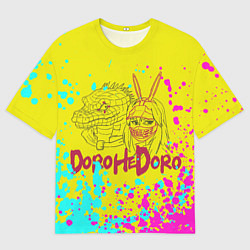 Мужская футболка оверсайз Никайдо и Кайман арт