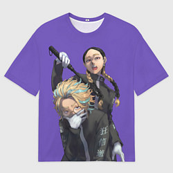 Футболка оверсайз мужская Ран и Риндо, цвет: 3D-принт