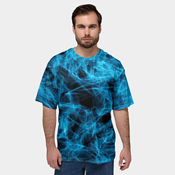 Футболка оверсайз мужская ДЫМЧАТАЯ ПАУТИНКА, цвет: 3D-принт — фото 2