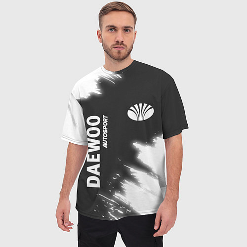 Мужская футболка оверсайз DAEWOO Autosport Краска FS / 3D-принт – фото 3
