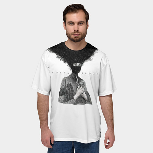 Мужская футболка оверсайз Royal Blood дебютный альбом / 3D-принт – фото 3