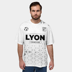 Футболка оверсайз мужская Lyon Champions Униформа, цвет: 3D-принт — фото 2