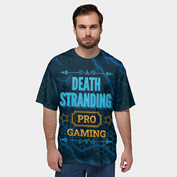 Футболка оверсайз мужская Игра Death Stranding: PRO Gaming, цвет: 3D-принт — фото 2
