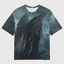 Футболка оверсайз мужская Leos Падший Ангел Одиночества, цвет: 3D-принт
