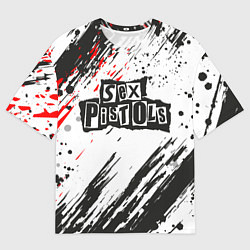 Футболка оверсайз мужская Sex Pistols Big Logo, цвет: 3D-принт