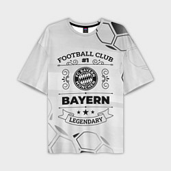 Футболка оверсайз мужская Bayern Football Club Number 1 Legendary, цвет: 3D-принт