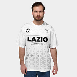 Футболка оверсайз мужская Lazio Champions Униформа, цвет: 3D-принт — фото 2