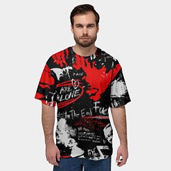 Футболка оверсайз мужская XXXTENTACION YOU ARE NOT ALONE, цвет: 3D-принт — фото 2
