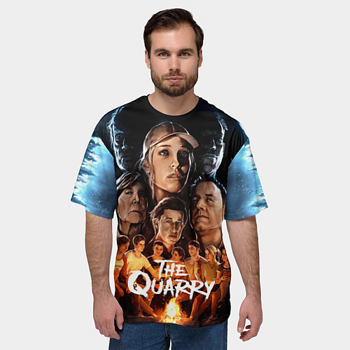 Мужская футболка оверсайз The Quarry Монстр и Персонажи / 3D-принт – фото 3