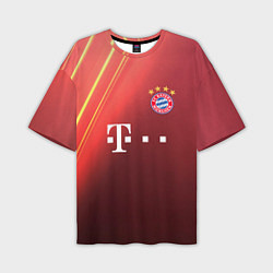 Футболка оверсайз мужская Bayern munchen T, цвет: 3D-принт