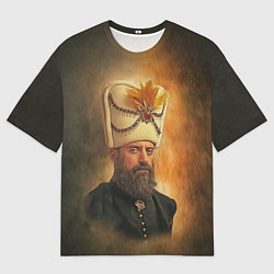 Футболка оверсайз мужская Сулейман, цвет: 3D-принт