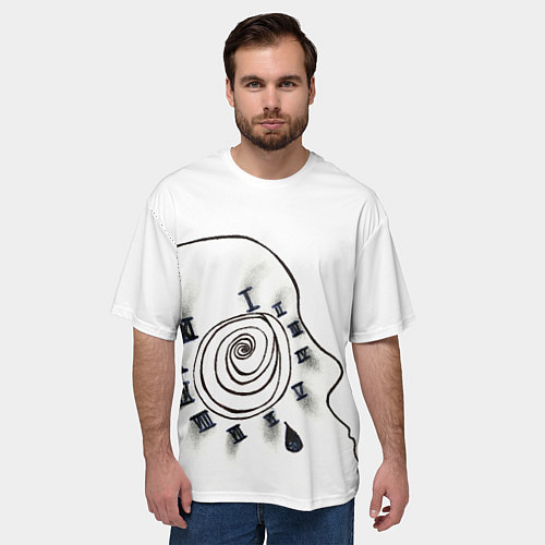 Мужская футболка оверсайз Bloodstream - Busyness / 3D-принт – фото 3