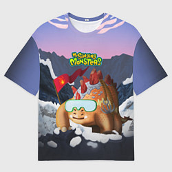 Футболка оверсайз мужская Стегобака, цвет: 3D-принт