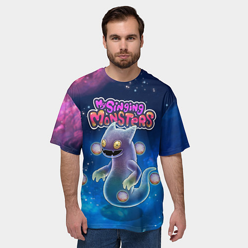 Мужская футболка оверсайз My Singings monsters ВУЖАС GHAZT / 3D-принт – фото 3
