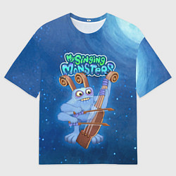 Футболка оверсайз мужская My singing monsters СМЫЧОРОГ Bowgart, цвет: 3D-принт