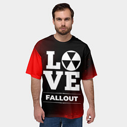 Футболка оверсайз мужская Fallout Love Классика, цвет: 3D-принт — фото 2