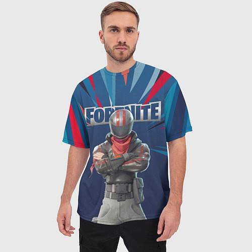Мужская футболка оверсайз Fortnite Герой асфальта Burnout Video game / 3D-принт – фото 3