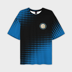 Мужская футболка оверсайз Inter абстракция