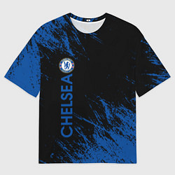 Мужская футболка оверсайз Chelsea текстура