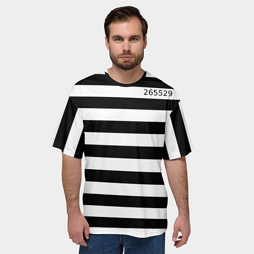 Мужская футболка оверсайз По статье / 3D-принт – фото 3