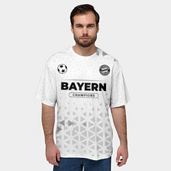 Футболка оверсайз мужская Bayern Champions Униформа, цвет: 3D-принт — фото 2