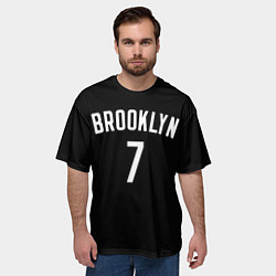Футболка оверсайз мужская Кевин Дюрант Бруклин, цвет: 3D-принт — фото 2