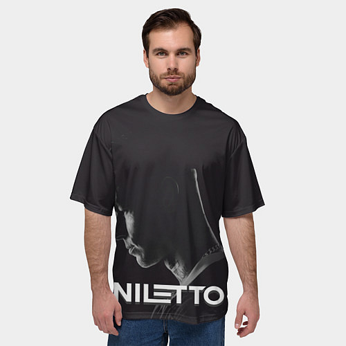 Мужская футболка оверсайз Данил Прытков- Нилетто / 3D-принт – фото 3