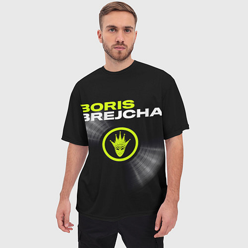 Мужская футболка оверсайз Boris Brejcha / 3D-принт – фото 3