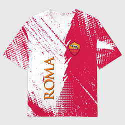 Футболка оверсайз мужская Roma краска, цвет: 3D-принт