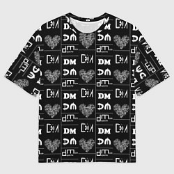 Футболка оверсайз мужская DM ENJOY THE SILENCE, цвет: 3D-принт