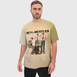 Футболка оверсайз мужская With The Beatles, цвет: 3D-принт — фото 2