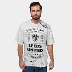 Футболка оверсайз мужская Leeds United Football Club Number 1 Legendary, цвет: 3D-принт — фото 2