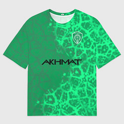 Футболка оверсайз мужская Фанат ФК Ахмат, цвет: 3D-принт