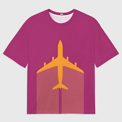 Футболка оверсайз мужская Полет в неизвестность, цвет: 3D-принт