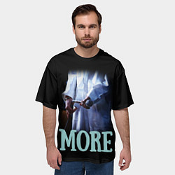 Футболка оверсайз мужская I want some MORE Я хочу БОЛЬШЕ, цвет: 3D-принт — фото 2