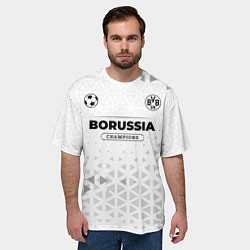Футболка оверсайз мужская Borussia Champions Униформа, цвет: 3D-принт — фото 2
