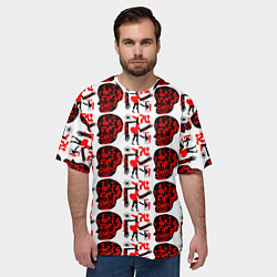 Футболка оверсайз мужская BESSIE SMITH, цвет: 3D-принт — фото 2