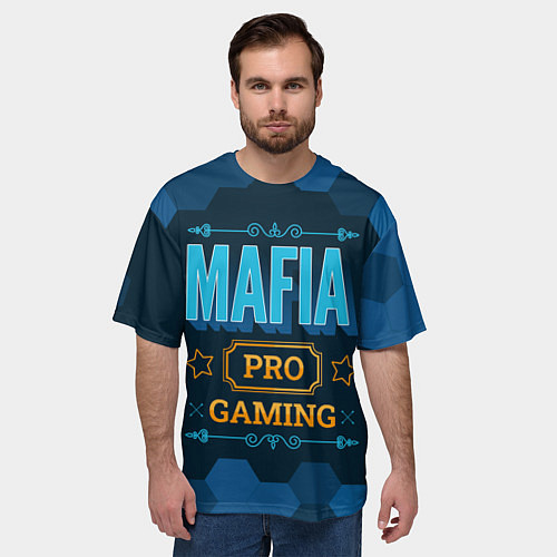 Мужская футболка оверсайз Игра Mafia: PRO Gaming / 3D-принт – фото 3