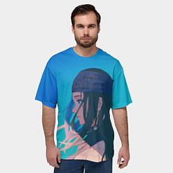 Футболка оверсайз мужская Красотка Аспира Golden Kamuy, цвет: 3D-принт — фото 2