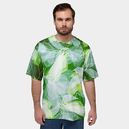 Мужская футболка оверсайз Воздушное настроение / 3D-принт – фото 3